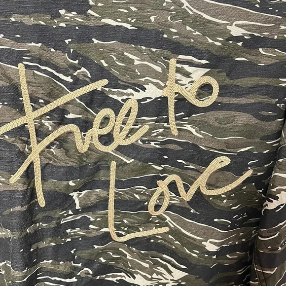 CURRENT/ELLIOT Fatigue Army Jacket Pockets, Size L - Picture 4 of 12